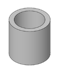 Bushing for pop holes diam. 8 x 6mm sst